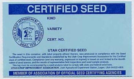 Certified Seed