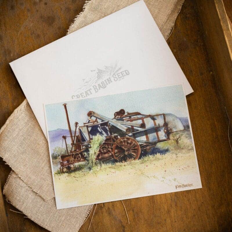 Antique Combine Postcard